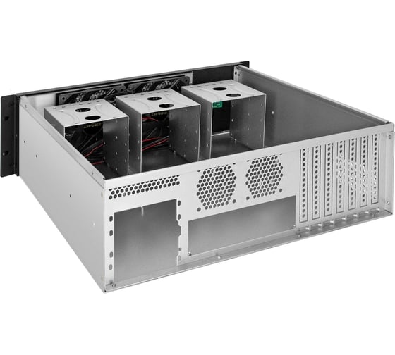 Серверный корпус ExeGate Pro 3U450-12 RM 19", высота 3U, глубина 450, БП 1U-1100ADS, 2 USB 298405