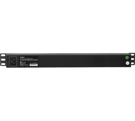 Блок розеток ExeGate ServerPro PDU-19H703 Al-7S-C20-SW, 19, 1U, алюминий, 7 Schuko, С20 280838