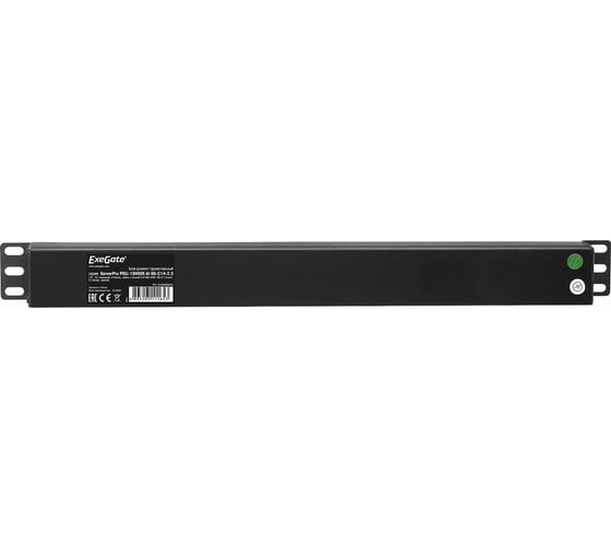Блок розеток ExeGate ServerPro.PDU-19H906.Al-9S-C14-2.5CU.191U алюминий 9Schuko кабель с вилкой C14. 2.5м. 280852