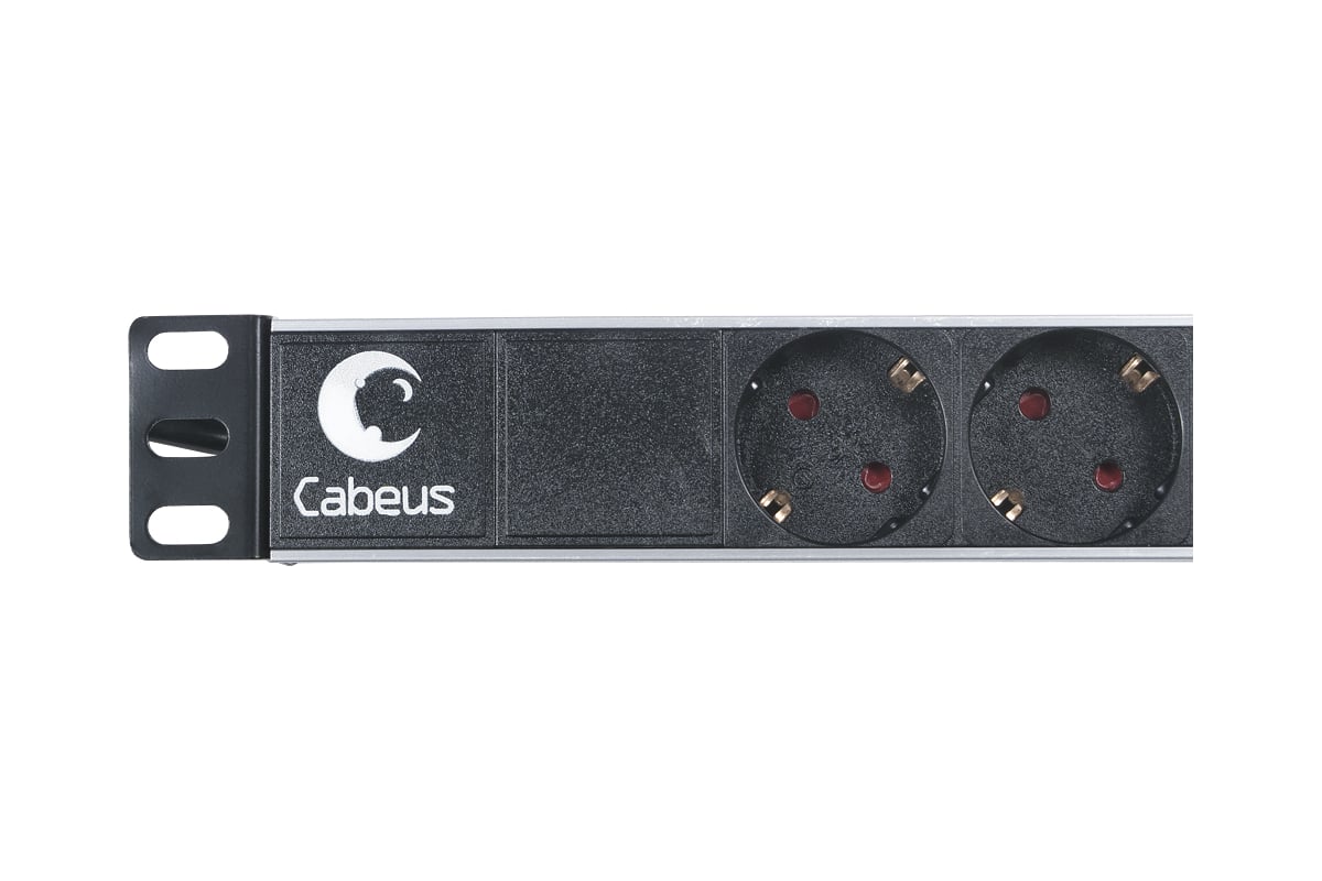 Cabeus pdu 6p b 2eu блок евророзеток для 19 шкафов горизонтальный 6 розеток