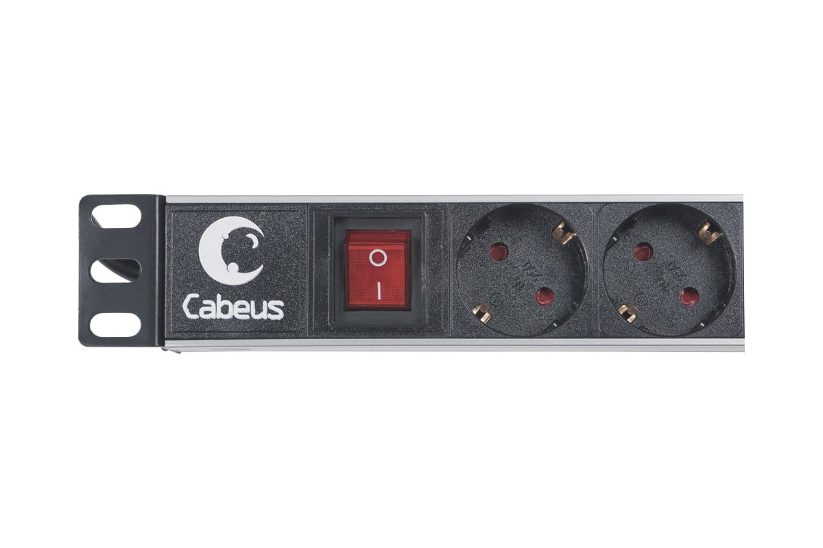 Блок евророзеток для 19 шкафов 16а cabeus pdu 8p 2eu 8 розеток