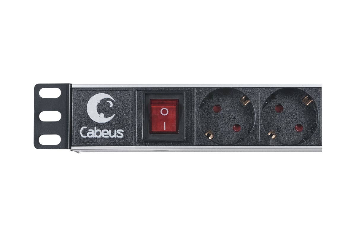 Блок евророзеток для 19 шкафов 10а cabeus pdu 8p 8 розеток