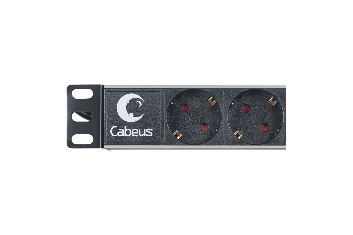 Cabeus pdu 6p b 2eu блок евророзеток для 19 шкафов горизонтальный 6 розеток