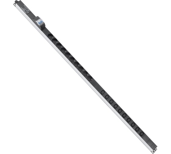 Блок розеток Cabeus вертикальный, 10 розеток Schuko, 10 роз. IEC 320 C13, 16А PDU-16-10S-10C13-B-T 1
