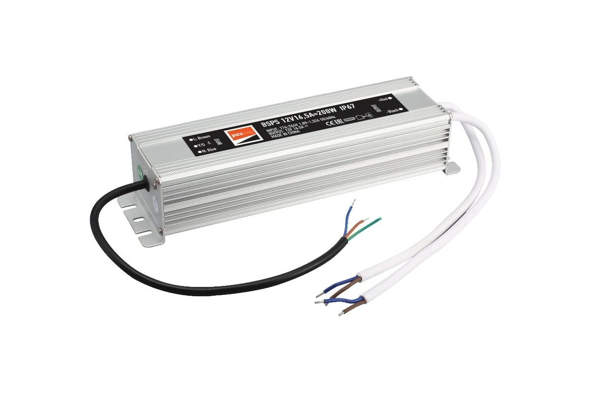 Драйвер Jazzway BSPS 12V 16,50A-200W IP67 1016348A - выгодная цена ...