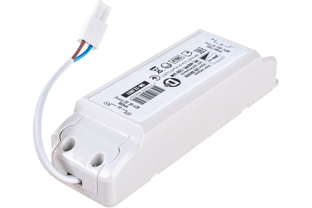 Драйвер Jazzway 800мА для PPL 600/1200 36w DC 30-42v 5008304 - выгодная ...