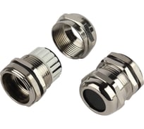 Кабельный ввод сальник ЭРА NO-224260 латунный PGM 21 (d отв.28 мм / d провод.13-18 мм) IP68 (упаковка 5 шт) Б0065210