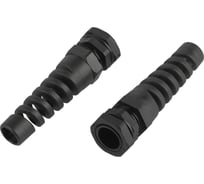 Кабельный ввод сальник ЭРА NO-224251 с гибким отводом PGR 11 (d отв.18.6 мм / d провод.5-10 мм) IP54 (апаковка 10 шт) Б0065198