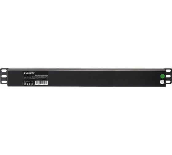 Блок роз ExeGate ServerPro PDU-19H807 Al-8S-EU2CU-SW-SPD1, 19, 1U, алюминий, 8Sch, евро, 2м, SPD1 280846