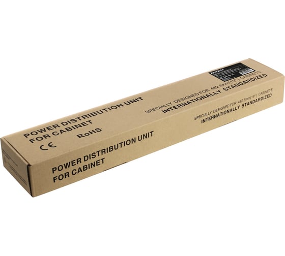 Блок розеток ExeGate ServerPro PDU-19H901 Al-9S-C14, 19, 1U, алюминий, 9Schuko, С14 280847