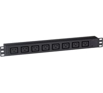 Блок розеток ExeGate ServerPro PDU-19H014 Al-8C19-C20, 19, 1U, алюминий, 8 IEC 320 C19, С20 280872