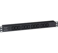 Блок розеток ExeGate ServerPro PDU-19H007 Al-12C13-C20, 19, 1U, алюминий, 12 IEC 320 C13, С20 280865