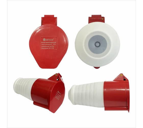 Розетка силовая переносная ARTSUN SP-3F-32А -IP44-5P