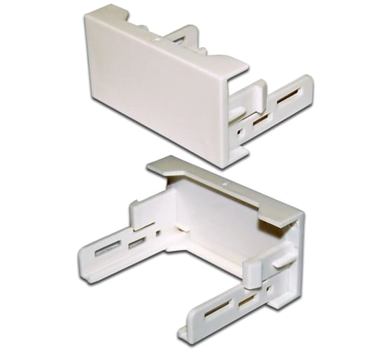 Заглушка LANMASTER Mosaic 22.5x45, 1М, белая LAN-WA-LP-XX-WH 1