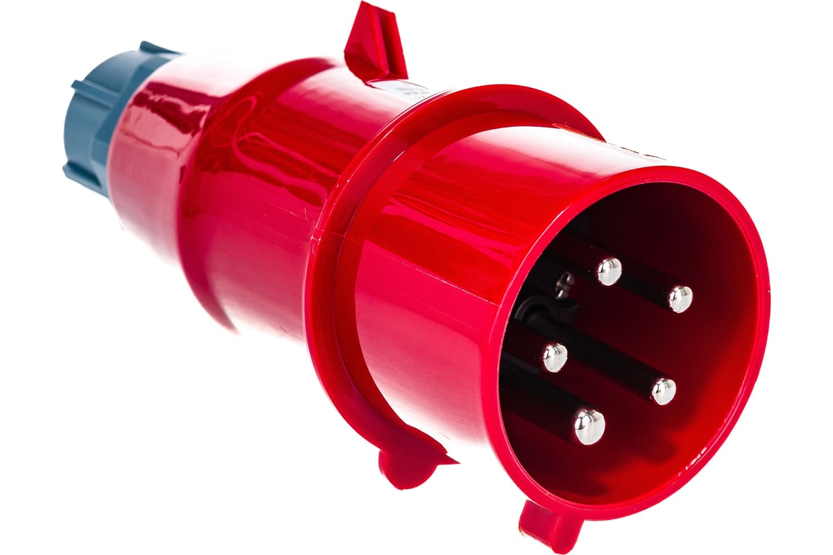 Электрическая кабельная вилка LANMASTER IEC 309, трехфазная, 32A, 380V ...