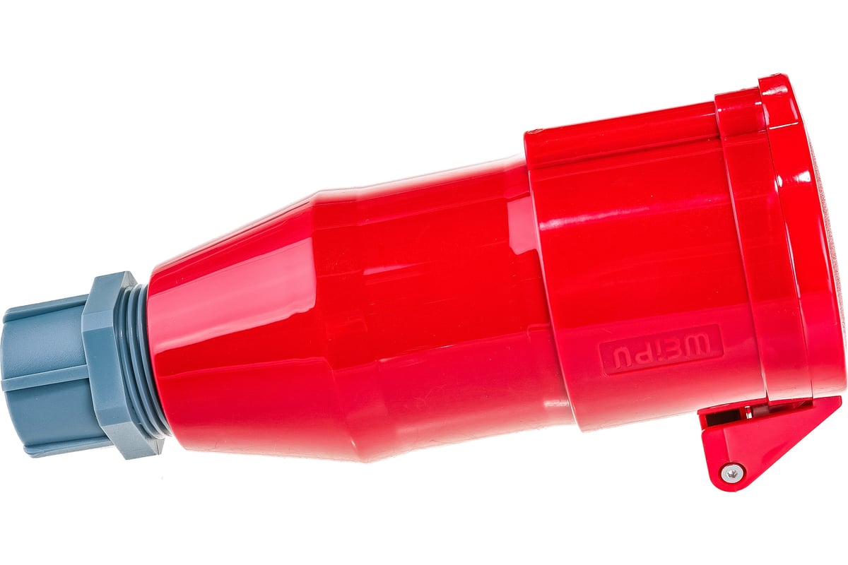 Вилка LANMASTER IEC 309, трехфазная, 32A, 380V, разборная, мама ...