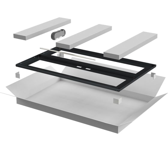 Дверь ITK LINEA N перфорированная, двустворчатая, 800мм, для шкафа 28U, черная LN05-28U8X-D2P 1