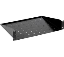 Полка консольная ITK L=350мм, 2U, черная RS05-350P-R