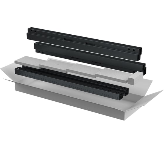 Комплект стоек и профилей для шкафа ITK LINEA E 47U черный LE05-47UXX-XL 1