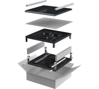 Комплект основание и крыша ITK LINEA N 800х800мм для шкафа 28-47U черный LN05-XXX88-Y