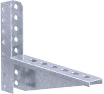 Консоль с опорой PRO-montag.ru монолитная KML 200 под П-профиль 50x30 (1,5) INOX WM79350INOX