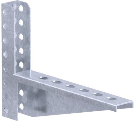 Консоль с опорой PRO-montag.ru монолитная KML 200 под П-профиль 50x30 (1,5) INOX WM79350INOX 1