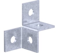 Пластина угловая двухсторонняя двухлепестковая PRO-montag.ru PU2_2 (4,0) HDZ PM21227HDZ