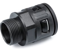 Муфта для гофрированных труб Weyer WQG1-P21B/AD25.5 коннектор прямой, наружная PG21 WE0108100