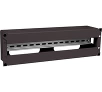 Панель электрораспределительная ITK 3U с DIN-рейкой черная EDP05-3U22M