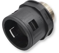 Муфта для гофрированных труб Weyer WQGM-M40B/AD42.5 - коннектор прямой, нар. M40x1.5 WE0305900