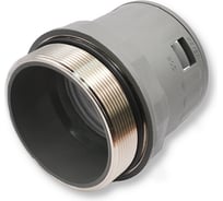 Муфта для гофрированных труб Weyer WQGM-M63G/AD54.5 - коннектор прямой, нар. M63x1.5 WE0303200