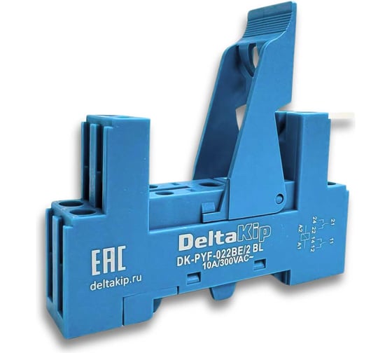 2-ярусная монтажная колодка с винтовыми клеммами DELTAKIP DK-PYF-022BE/2BL DK-K0000007.1 1