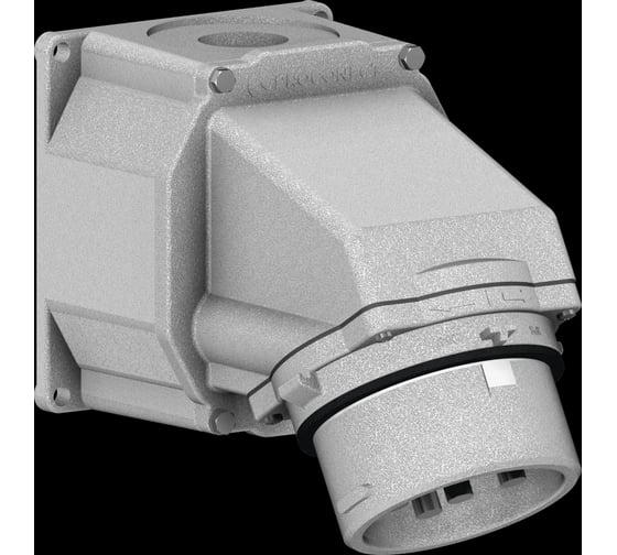 Вилка накладная Proconect (настенная) 200-250А, 3P+E, 380-440v. Металл AS7G. Макс. сеч. 95/120 мм.кв.. IP66/67 3PS2A30E01 + 3PS2WA-S