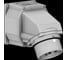 Вилка накладная Proconect (настенная) 200-250А, 3P+E, 380-440v. Металл AS7G. Макс. сеч. 95/120 мм.кв.. IP66/67 3PS2A30E01 + 3PS2WA-S 1