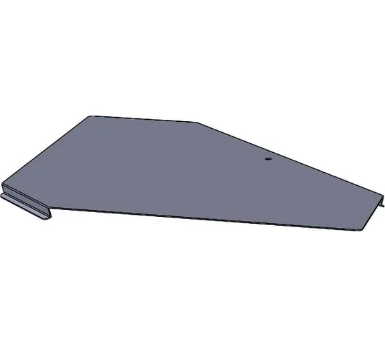 Крышка замковая угловой секции CABLIDERTRAYS оцинкованная КЛЗУ-300-1,2-90