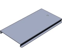 Крышка к углу внешнему (спуск) CABLIDERTRAYS замковая, оцинкованная КЛЗС-100-0,8-90
