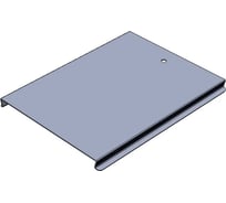 Крышка к углу внешнему (спуск) CABLIDERTRAYS замковая, оцинкованная КЛЗС-150-0,7-90