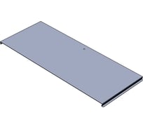Крышка к углу внешнему (спуск) CABLIDERTRAYS замковая, оцинкованная КЛЗС-500-0,8-90