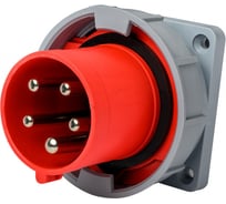 Вилка Dekraft для скрытой проводки 3Р+РЕ+N 16А 380В IP67 ВЩ-103 26241DEK