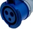 Розетка переносная Dekraft РП-103, 2Р+PE, 32 A, 220 B, IP67 26137DEK 5