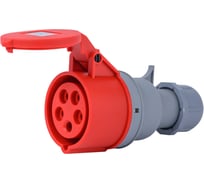 Розетка Dekraft перен. 3Р+РЕ+N 16А 380В IP44 РП-103 26134DEK