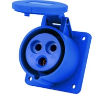 Розетка Dekraft для скрытой проводки 2Р+РЕ 16А 220В IP44 РЩ-103 26260DEK