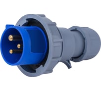 Вилка Dekraft перен. 2Р+РЕ 32А 220В IP67 ВП-103 26107DEK