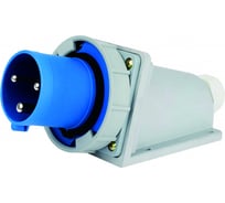 Вилка Dekraft стационарная 2Р+РЕ 63А 220В IP67 ВС-103 26165DEK