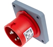 Вилка Dekraft для скрытой проводки 3Р+РЕ 16А 380В IP44 ВЩ-103 26231DEK