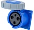 Розетка для скрытой проводки Dekraft РЩ-103, 2Р+PE, 125 A, 220 B, IP67, 26269DEK 1