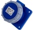 Розетка Dekraft для скрытой проводки 2Р+РЕ 16А 220В IP67 РЩ-103 26266DEK 3