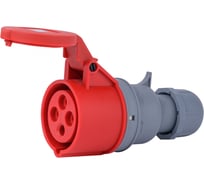 Розетка Dekraft перен. 3Р+РЕ 16А 380В IP44 РП-103 26132DEK