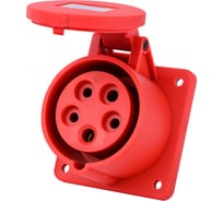 Розетка Dekraft для скрытой проводки 3Р+РЕ+N 16А 380В IP44 РЩ-103 26264DEK