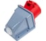 Розетка Dekraft стационарная 3Р+РЕ+N 16А 380В IP44 РС-103 26194DEK 2